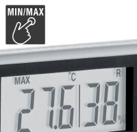 LASERLINER ClimaPilot Digitales Hygrometer zur Messung der relativen Luftfeuchte und Umgebungstemperatur mit Taupunktangabe 082.034A