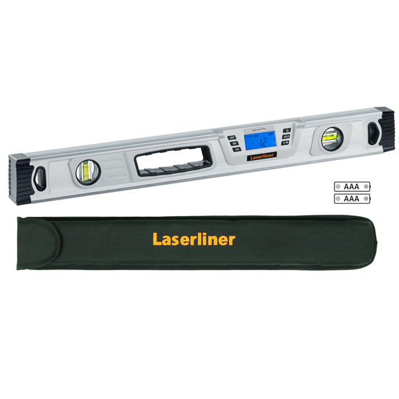 LASERLINER DigiLevel Plus 60 m. digitaler WinkelanzeigeDigitale Elektronik-Wasserwaage: Präzise und bedienerfreundlich 081.251A