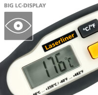 LASERLINER ThermoTester Digitales Thermometer für Haushalt, Gastronomie, Handel, Handwerk und Industrie 082.030A
