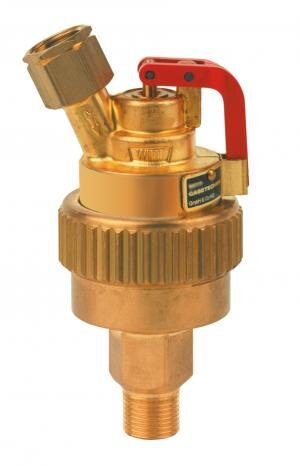 Perkeo Sicherungsautomat für Brenngas 974/02 Anschluss G3/8" LH, Propan, 5 bar