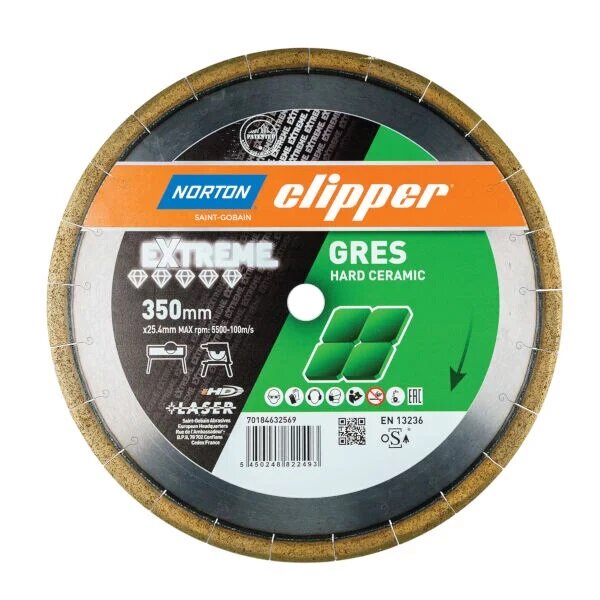 %SALE% Extreme Gres Ø125 x 22,23 x22,23 mm I Norton Clipper Diamantscheibe Trennscheibe 70184602448