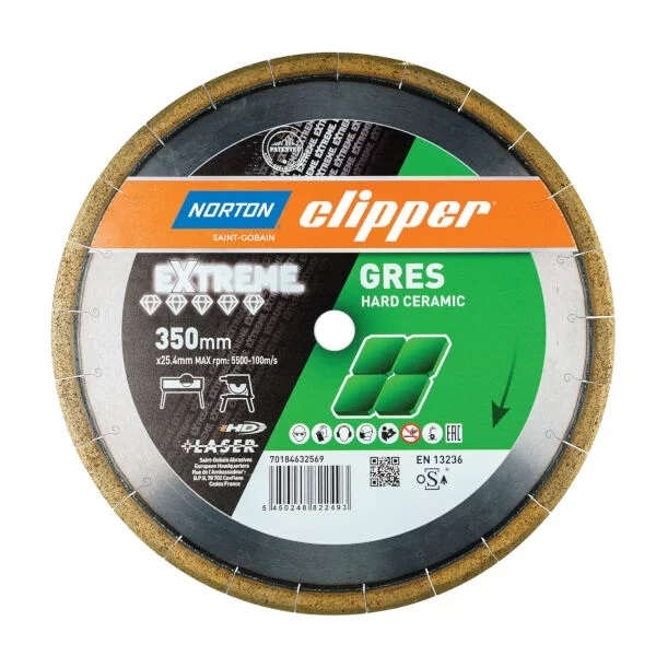 %SALE% Extreme Gres Ø125 x 22,23 x22,23 mm I Norton Clipper Diamantscheibe Trennscheibe 70184602448