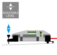 LASERLINER HandyLaser Plus Universal-Laserwasserwaage mit 90° Strahlteiler 025.04.00A