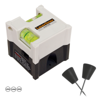 LASERLINER LaserCube Handlicher Linienlaser für schnelle Ausrichtarbeiten auf dem Boden und an Wänden 081.108A