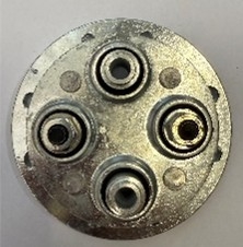 PROFITECH Bodenschleifer PTT-BS 250 Ersatzteile -  Flexible Kupplung inkl. Führungsteller + Schrauben 890952-260