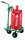 Perkeo Stahlflaschen-Rollwagen 455/01/05 mit Vollgummibereifung, für 11 kg Propanflasche, mit Brenner- und Schlauchhalterung