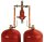 PERKEO Prop.-Zweiflaschenanl.m.Sicherh.- absperrvent.+50 mbar-Regl.f.33 kg - 463/10/02