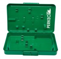 PERKEO Stahlblechkasten leer Abmessungen: 320 x 200 x 65...