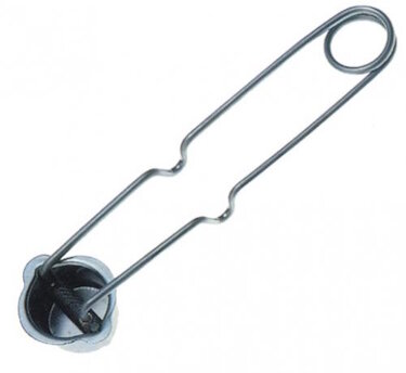 PERKEO Gasanzünder BS152-158 Pfannen- oder Haubenform, 10 Stück Ersatzzündsteine, 8 mm