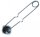 PERKEO Gasanzünder BS152-158 Pfannen- oder Haubenform, 10 Stück Ersatzzündsteine, 8 mm