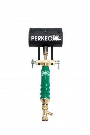 PERKEO Propan-Brennstempel BS152-163 mit Gravurplatte 130x60 mm, G3/8" LH Anschluss