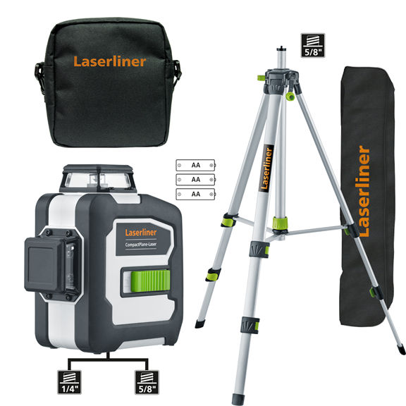 LASERLINER CompactPlane-Laser 3G Set 150 Dreidimensionaler Laser cm