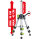 LASERLINER CompactCross-Laser Work Set Automatischer Kreuzlinien-Laser mit Digital Connection-Schnittstelle und Kompaktstativ 45 cm, besonders für bodennahes Ausrichten ideal  081.144A