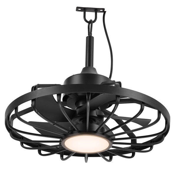 Shada Outdoor-Deckenleuchte mit Ventilator 800612, mit Fernbedienung, 2000 K / 4000 K, 42 W