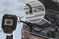 LASERLINER VideoScope One 9mm , 1,5mKompakter Videoinspektor zur visuellen Überprüfung schwer zugänglicher Stellen 082.252A