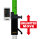 LASERLINER Flexi-Meßlatte Plus grün / 240 cm incl.FlexiSliderFür alle Messungen von Bodenhöhen 080.51