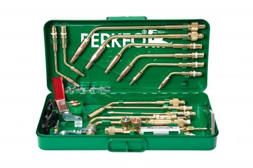 Perkeo Schweiß-, Schneid- und Hartlötgarnitur BS152-182 Rista, Propan-Sauerstoff, Schneideinsatz 3-100 mm