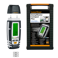 LASERLINER DampMaster Compact Plus (DigitalConnect)Professionelles Materialfeuchte-Messgerät mit Digital Connection-Schnittstelle 082.321A