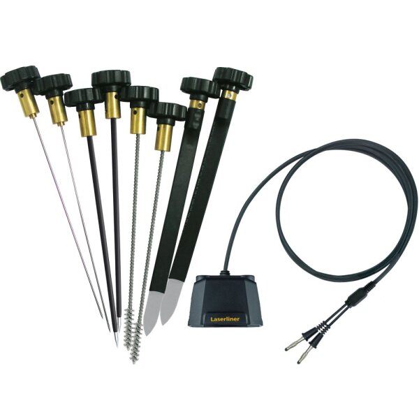 LASERLINER DampExtension Compact Set Elektroden 4Paar+Verb.Kabel Compact SeriTiefenelektroden mit Anschlusskabel 082.326A