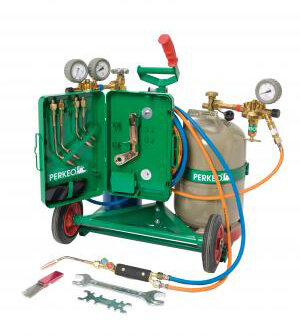PERKEO P/S-Montagegerät trag- und fahrbar, P: 5 kg, S: 5 l, kpl. - 799/17