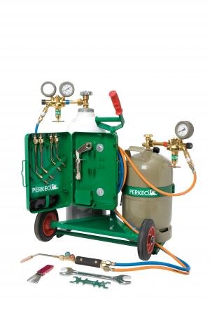 PERKEO P/S-Montagegerät trag- und fahrbar, P: 5 kg, S: 13,5 l, kpl. - 799/17/P10