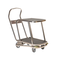Matador - ergnomischer Aluminium-Plattformwagen S mit 2 Etagen - verstellbarTragkraft: untere Plattform 400kg./obere Plattform 50kg. - 1030x500x1120mm