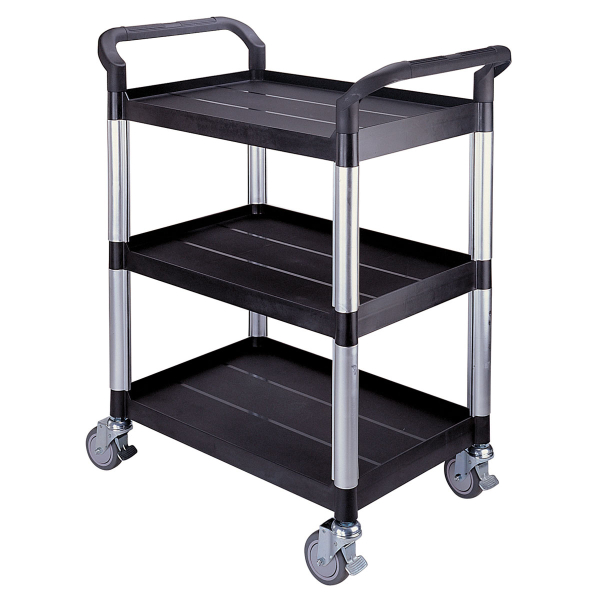 Matador - Etagenwagen 808A schwarz- 3 EtagenTragkraft: 240kg. (max. 80kg. pro Etage) - 850x480x1000mm