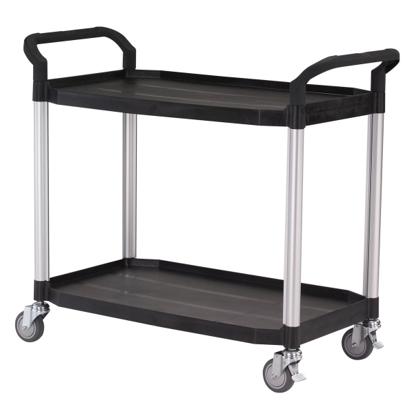 Matador - Etagenwagen 808LE schwarz - 2 EtagenTragkraft: 250kg. (max. 125kg. pro Etage) - 1100x520x950mm