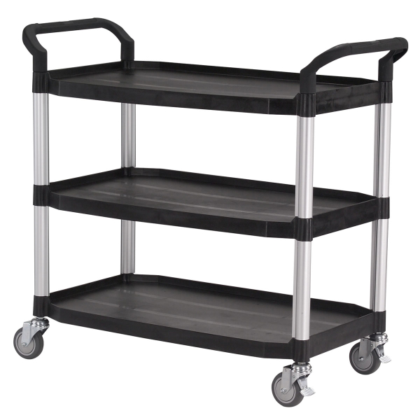 Matador - Etagenwagen 808LA schwarz - 3 EtagenTragkraft: 240kg. (max. 80kg. pro Etage) - 1100x520x1020mm