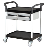 Matador - Etagenwagen 909B-2L schwarz - 2 Etagen -  2...