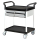 Matador - Etagenwagen 909B-2L schwarz - 2 Etagen -  2 Schubladen mit SchlossTragkraft: 250kg. (max. 125kg. pro Etage) - 850x480x950mm
