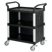 Matador - Etagenwagen 808C schwarz- 3 EtagenTragkraft:...