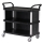 Matador - Etagenwagen 808LC schwarz - 3 EtagenTragkraft: 240kg. (max. 80kg. pro Etage) -  3-seitig geschlossen - 1100x520x1020mm