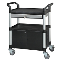 Matador - Etagenwagen 818D-1 schwarz - 3 Etagen -...