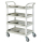 Matador - Etagenwagen 808I-3 grau-weiß - 4 EtagenTragkraft: 240kg. (max. 60kg. pro Etage) - 850x480x1080mm