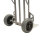 Matador - Baustellen-Sackkarre aus Stahl mit langer fester Schaufel (400x400mm)Tragkraft: 300kg. - pannensichere Reifen - 585x620x1100mm