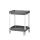 Matador - Etagenwagen 608E schwarz - 2 Etagen TiefbödenTragkraft: 200kg. (obere Etage max. 50kg./ untere Etage max. 150kg.) - 790x480x875mm