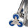 Matador - Aluminium-Sackkarre mit Treppenaufzug und fester Schaufel (400x157mm)Tragkraft: 150kg. - 6 Transporträder - 600x520x1270mm