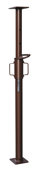 MÜBA Fensterstütze Länge 1,25 - 2,00m lackiert | Baustütze Stahlstützen Stützpfeiler Baustellenstütze
