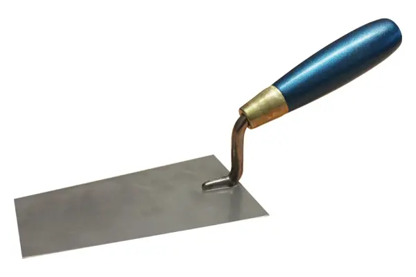 Berner Putzkelle 140 mm Holzheft in blau rostfrei