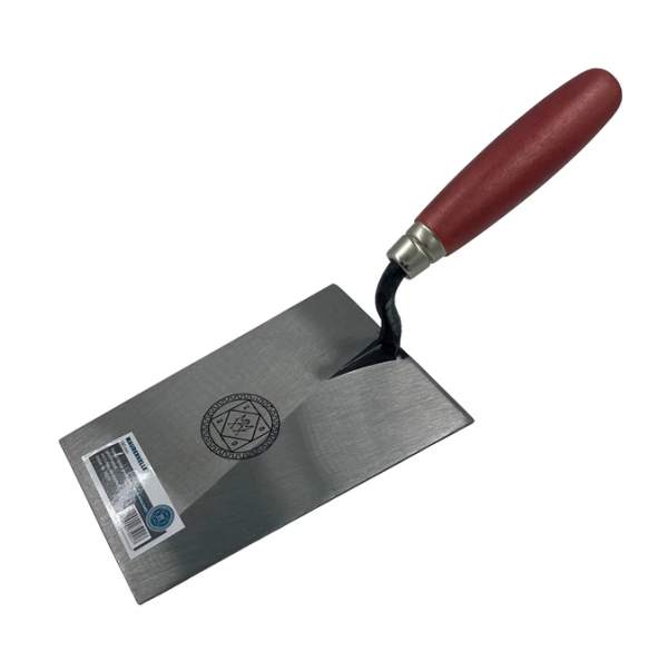 Maurerkelle mit Holzheft geschmiedet 180 mm