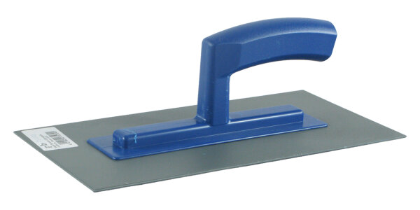 Profibau Kunststoff-Glättekelle 75039 aus ABS-Kunststoff, 280x140 mm, 2 mm Blattstärke, mit Hohlgriff