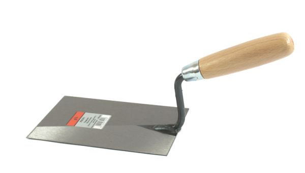 Profibau Degginger Maurerkelle 75045, 180 mm, gerader Hals, Holzheft