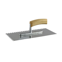 Glättekelle rostfreigezahnt 6 x 6 mm