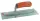 Profibau Glättekelle 75093 rostfrei, Softgriff rot, 280 x 120 x 0,65 mm