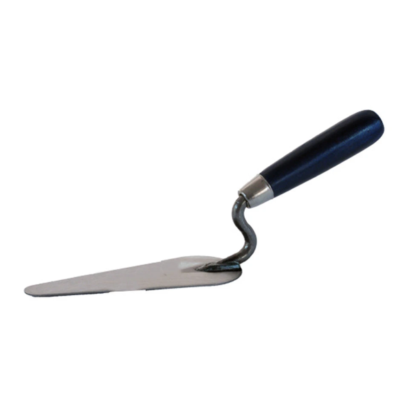 Profibau Katzenzungenkelle 75135 140 mm Standard, mit Schwanenhals und Holzheft