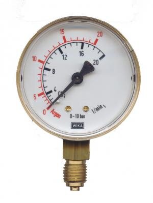 PERKEO Argon/CO²-Sicherheitsmanometer nach DIN EN 562