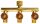 PERKEO Dreifach-Abzweigstück BS152-2270, G 3/8 RH, einzeln abstellbar