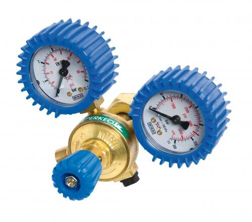 PERKEO MINI-Sauerstoff-Druckminderer m.K Manometer 0-4/6, 0-200/315 bar - 381/K/01