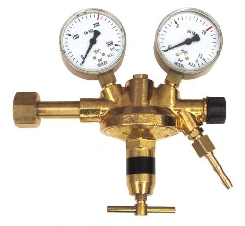 PERKEO Argon-/Kohlensäure-Druckminderer Manometer 0-30l/m, 0-200/315 bar - 382